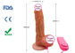 7" Realistic Sex Toy Flesh PVC Vibrating Penis Dongs Dildo with Suction Base