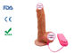 7" Realistic Sex Toy Flesh PVC Vibrating Penis Dongs Dildo with Suction Base