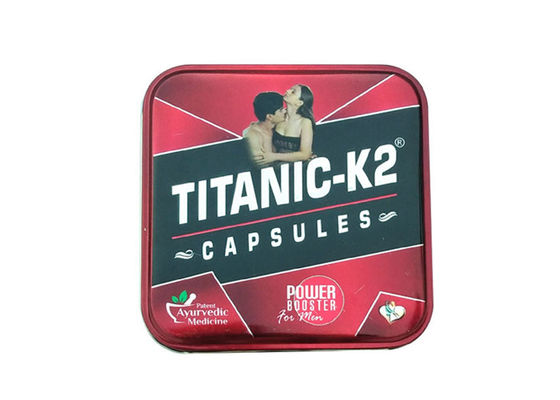 100% Natural Herbal Titanic K2 Sex Enhancement Pills, Men ED Sexual Medicines for Dropshipping